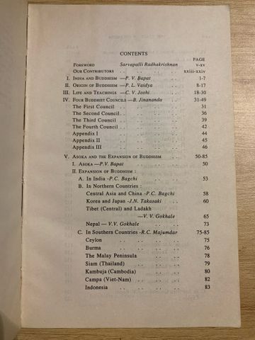  2500 YEARS OF BUDDHISM - P. V. Bapat 