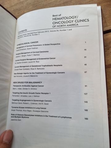 BEST OF HEMATOLOGY / ONCOLOGY CLINICS OF NORTH AMERICA 
