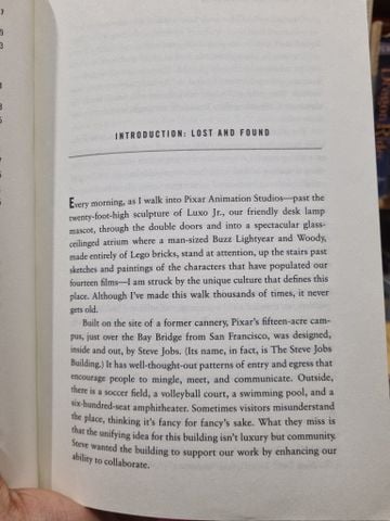  Creativity, Inc : Overcoming the unseen forces that stand in the way of true inspiration - Ed Catmull 