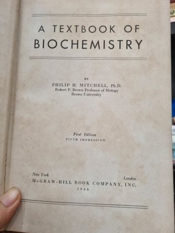  A TEXTBOOK OF BIOCHEMISTRY - PHILIP H. MITCHELL, PHD 