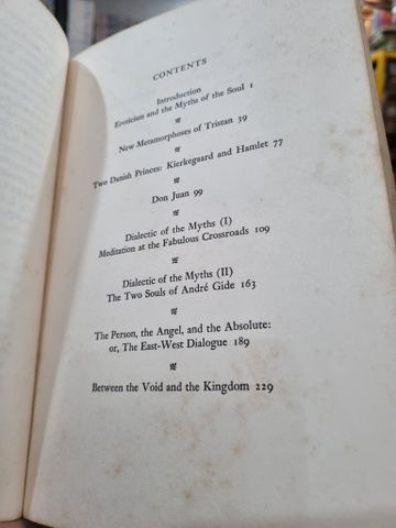  LOVE DECLARED : ESSAYS ON THE MYTHS OF LOVE - Denis de Rougemont 