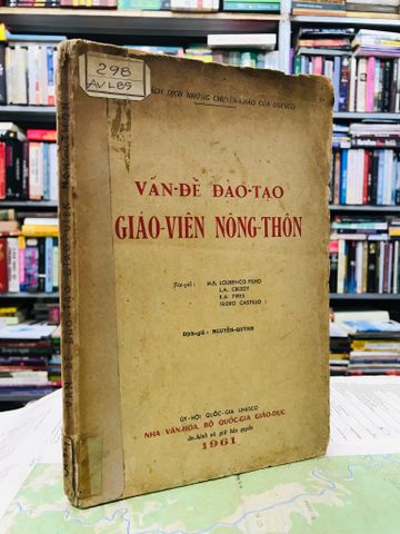  Vấn đề đào tạo giáo viên nông thôn - dịch giả Nguyễn Quỳnh 