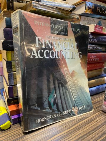  Introduction to Financial Accouting, 6th edition 