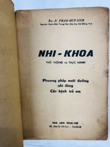 Nhi khoa phương pháp nuôi dưỡng nhi đồng bênh trẻ em - Bác Sĩ Phạm Huy Sinh