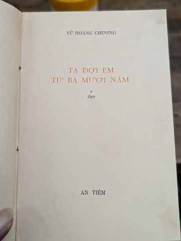  Ta Đợi Em Từ Ba Mươi Năm - Vũ Hoàng Chương 