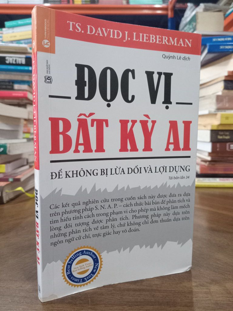  Đọc Vị Bất Kỳ Ai - Ts. David J.lieberman 