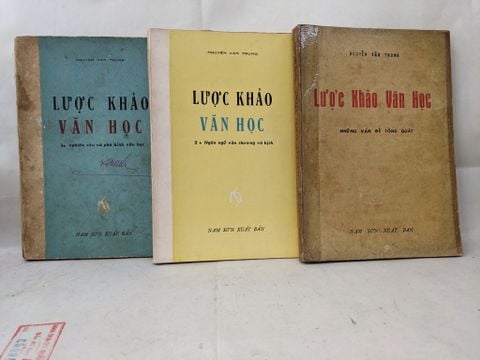 Lược Khảo Văn Học - Nguyễn Văn Trung ( trọn bộ 3 tập )