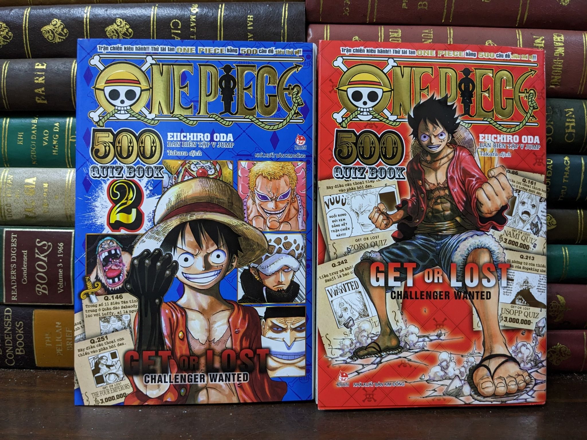 truyện tranh One Piece 500 Quiz Book Eiichiro Oda ( trọn bộ 2 tập