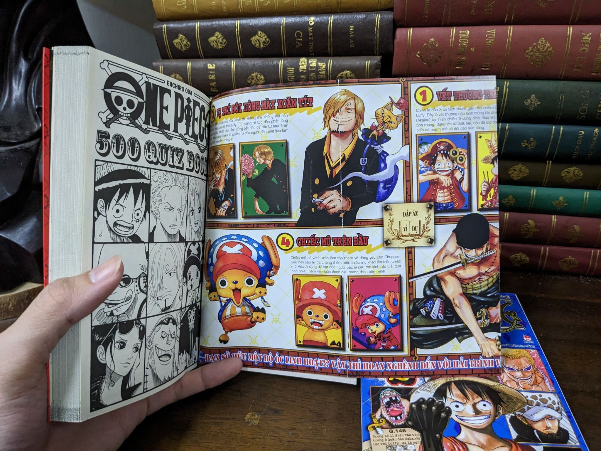 truyện tranh One Piece 500 Quiz Book Eiichiro Oda ( trọn bộ 2 tập