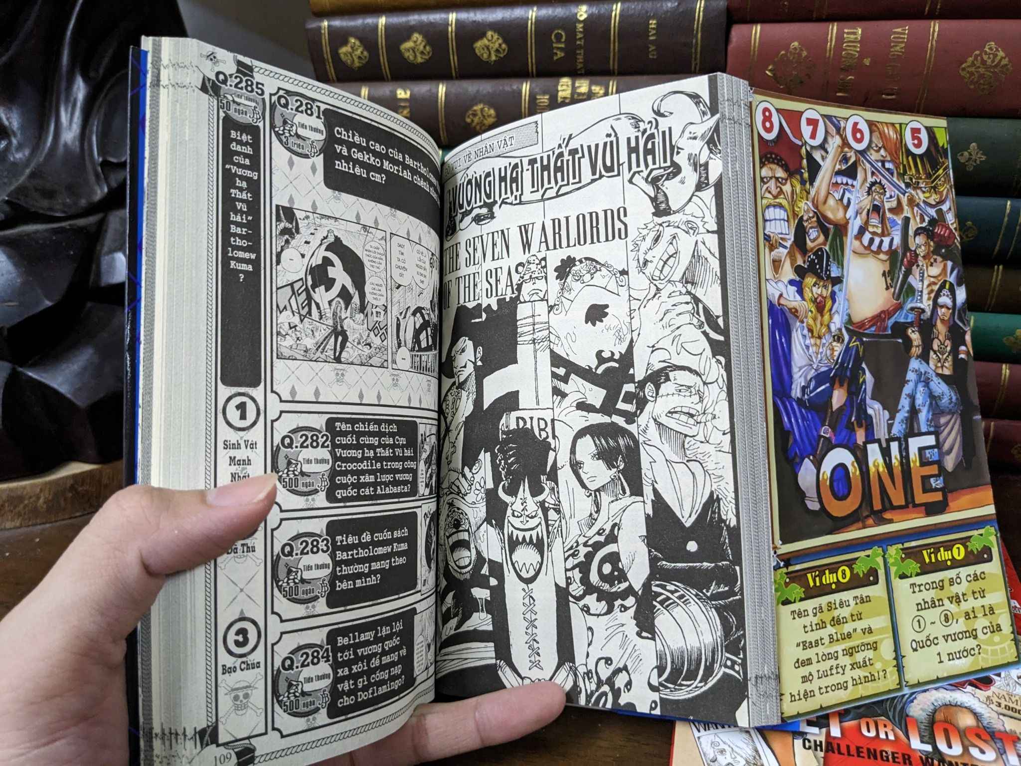 truyện tranh One Piece 500 Quiz Book Eiichiro Oda ( trọn bộ 2 tập