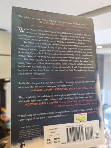  THOMAS JEFFERSON AND THE TRIPOLI PIRATES THE FORGOTTEN WAR THAT CHANGED AMERICAN HISTORY - BRIAN KILMEDEA & DON YAEGER 