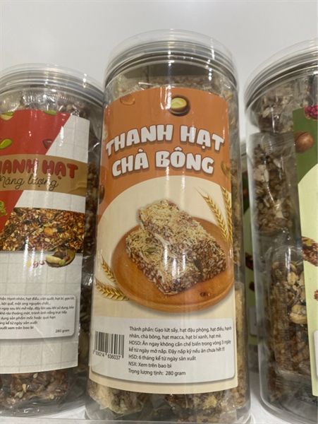 Thanh hạt chà bông - Hủ pét 930ml - 280g