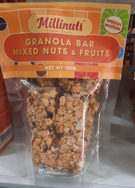 GRANOLA BAR MIXED NUTS & FRUITS 130gr