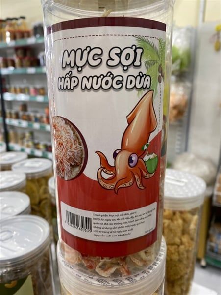 MỰC SỢI HẤP NƯỚC DỪA 300gr