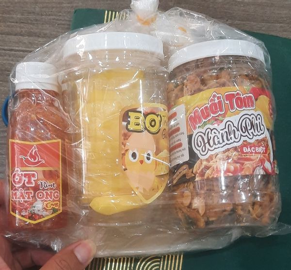 COMBO BƠ MUỐI TÔM HÀNH PHI
