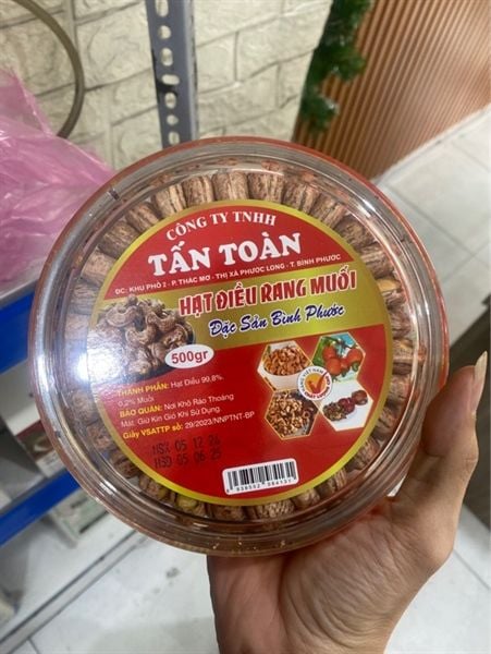 HẠT ĐIỀU TẤN TOÀN XẾP HOA 500g