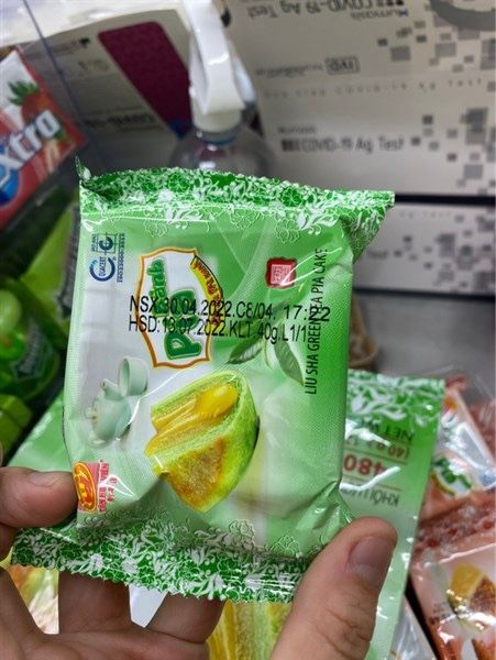 Bánh pía kim sa trà xanh 40G