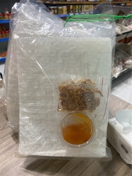 BÁNH TRÁNG CHẤM MUỐI BÉO