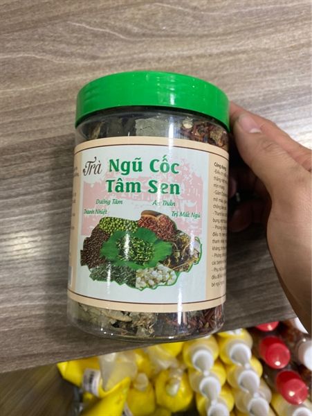 TRÀ HOA NGŨ CỐC TÂM SEN