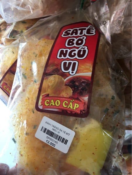 BÁNH TRÁNG SA TẾ BƠ NGŨ VỊ