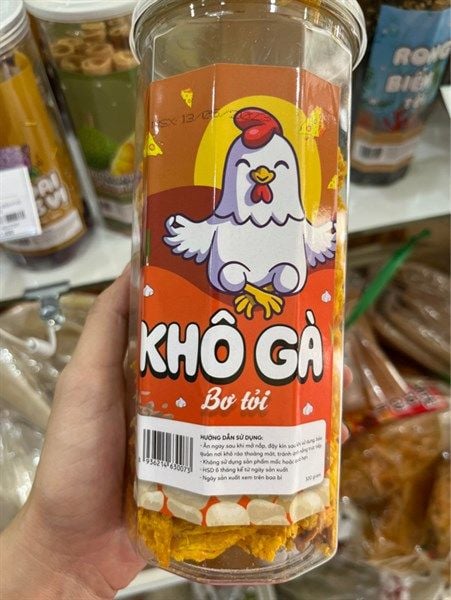 KHÔ GÀ BƠ TỎI