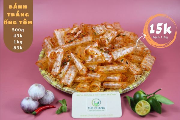 BÁNH TRÁNG ỐNG TÔM