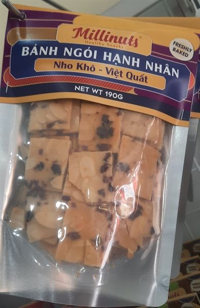 BÁNH NGÓI HẠNH NHÂN NK-VQ 190gr