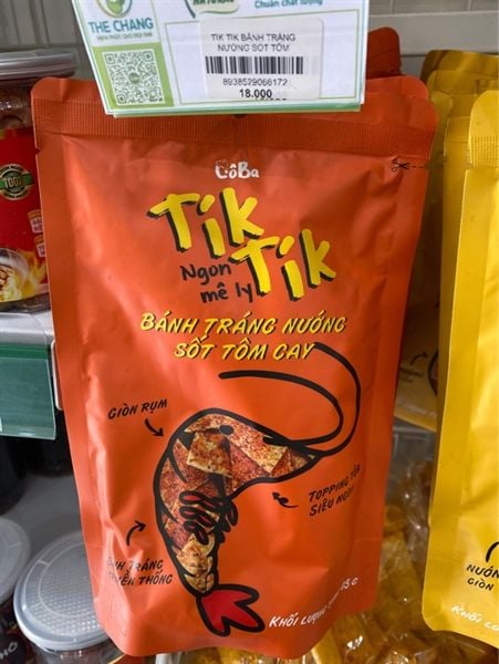 TIK TIK BÁNH TRÁNG NƯỚNG SỐT TÔM