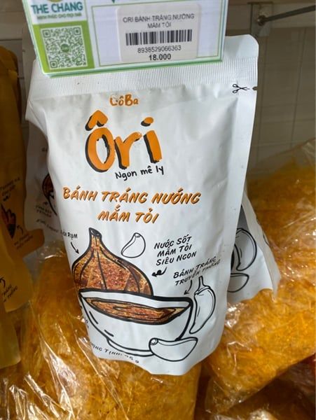ORI BÁNH TRÁNG NƯỚNG MẮM TỎI