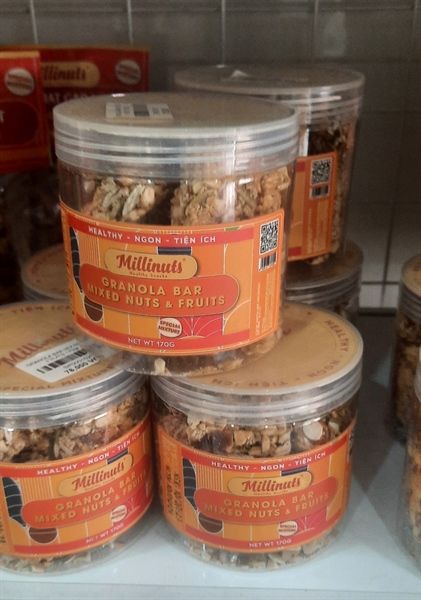 GRANOLA BAR MIX NÚT & FRUITS 170gr