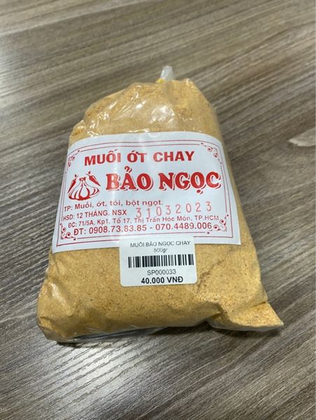 MUỐI BẢO NGỌC CHAY 500gr