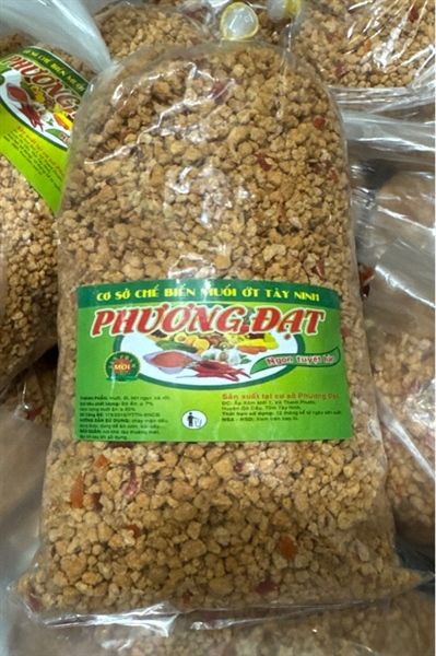 MUỐI ỚT PHƯƠNG ĐẠT HẠT TO 500g