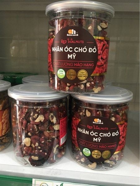 NHÂN ÓC CHÓ ĐỎ MỸ