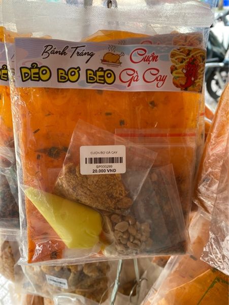 CUỘN BƠ GÀ CAY