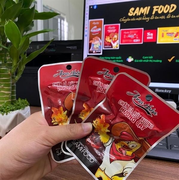 Chân gà rút xương Hương cay sami food 20g
