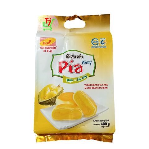 Bánh Pía Chay Đậu Mini Tân Huê Viên (12 Cái Bánh Nhỏ)480gr