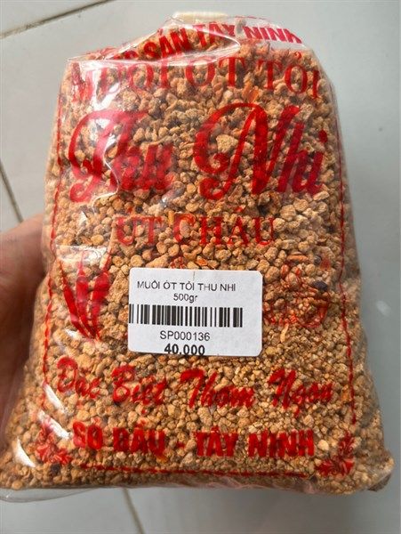 MUỐI ỚT TỎI THU NHI 500gr