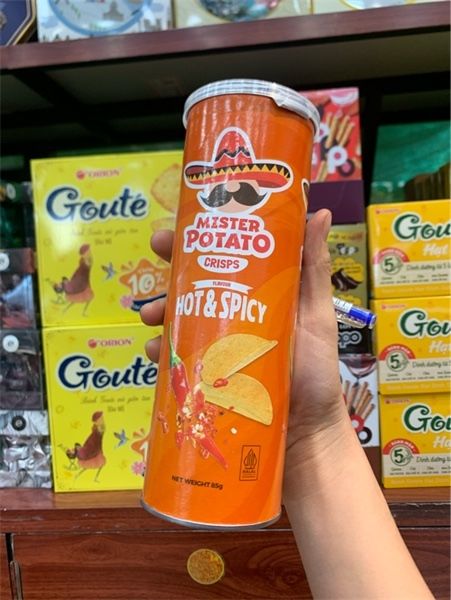 Mister Potato khoai Tây miếng vị cay 85g spicy potato Flavour