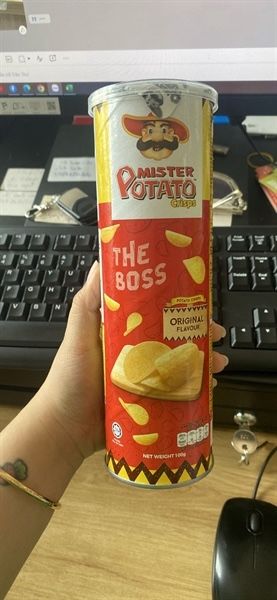 Mister Potato khoai Tây miếng vị Tự Nhiên 85g Original potato Flavour