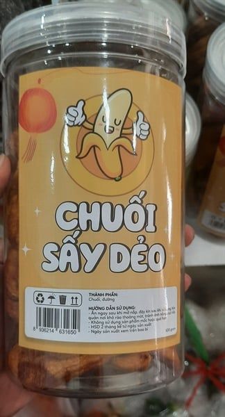 CHUỐI SẤY DẺO 500GR