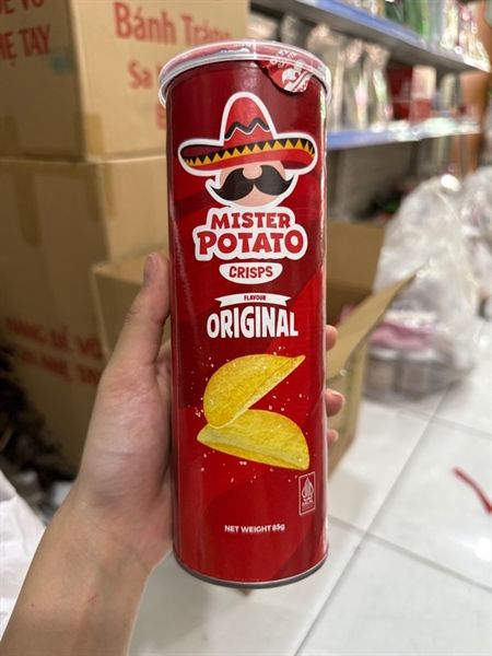 Mister Potato khoai Tây miếng vị Tự Nhiên 85g Original potato Flavour