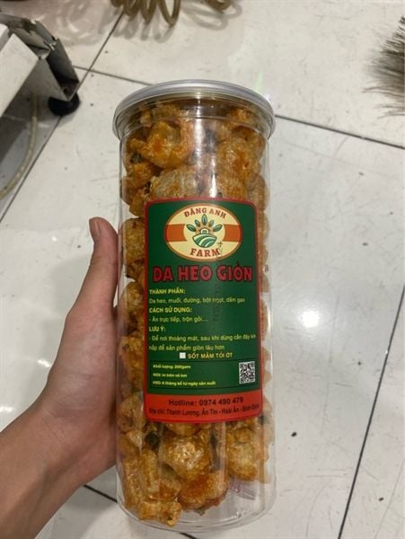 DA HEO CHIÊN GIÒN