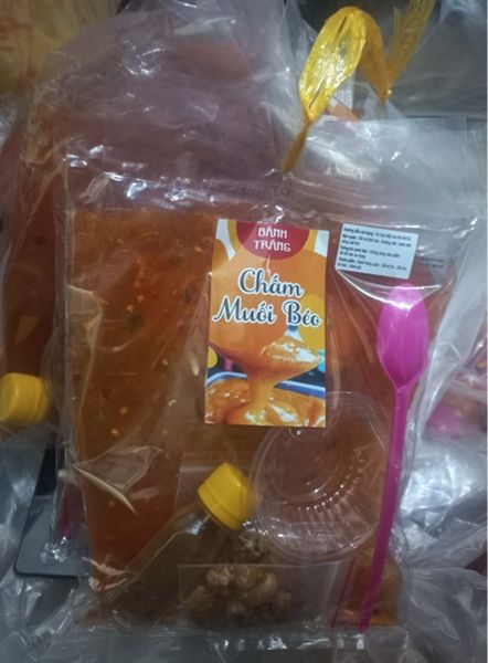 BÁNH TRÁNG CHẤM MUỐI BÉO