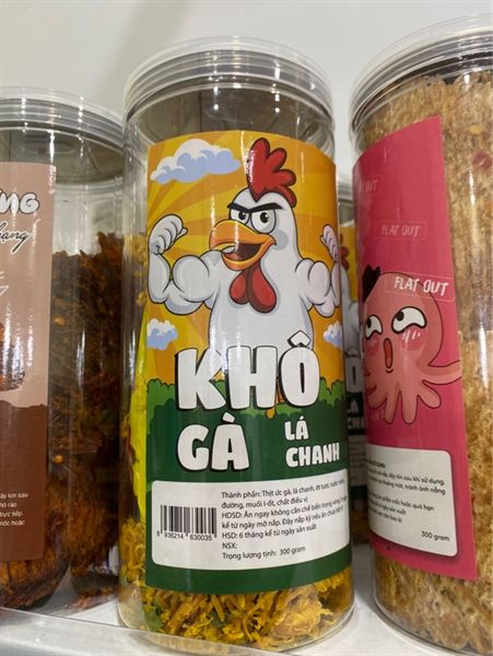 KHÔ GÀ LÁ CHANH 300G