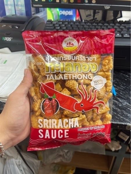 Snack mực Thái Lan vị sốt cay 100g (đỏ)