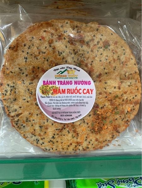 BÁNH TRÁNG NƯỚNG MẮM RUỐC CAY