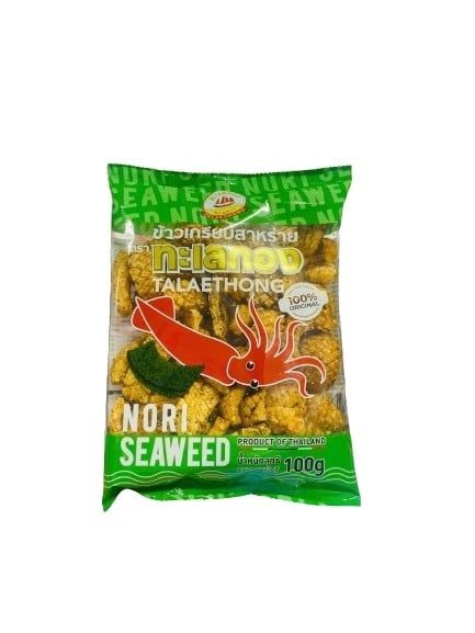 Talaethong snack mực vị rong biển 100g cuttlefish Cracker