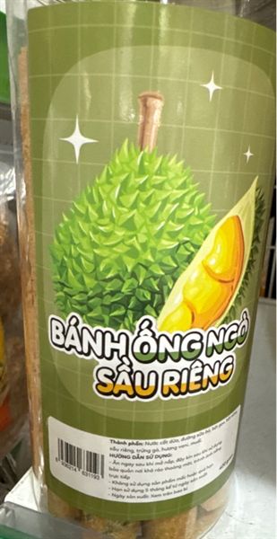 BÁNH ỐNG NGÒ SẦU RIÊNG