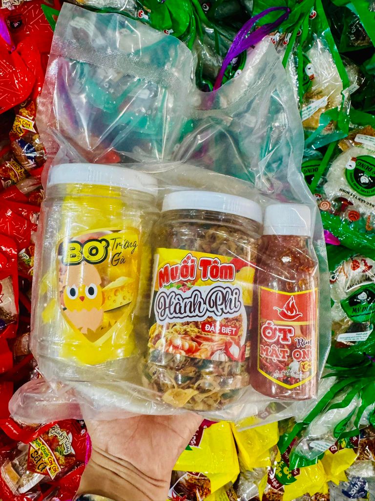 ComBo Muối Tôm Hành Phi