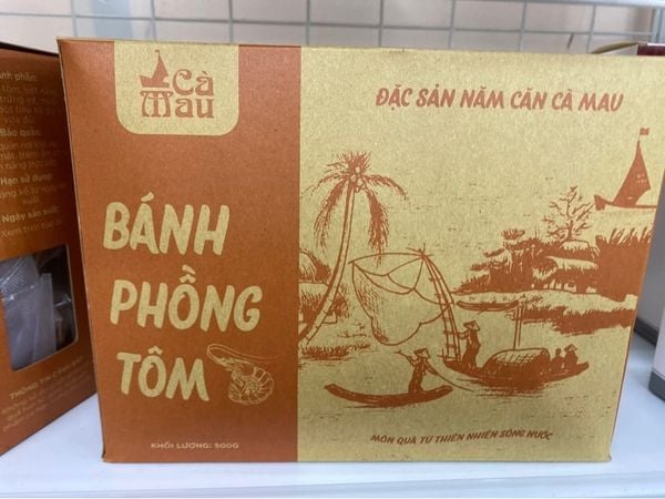 BÁNH PHỒNG TÔM HỘP GIẤY 500g